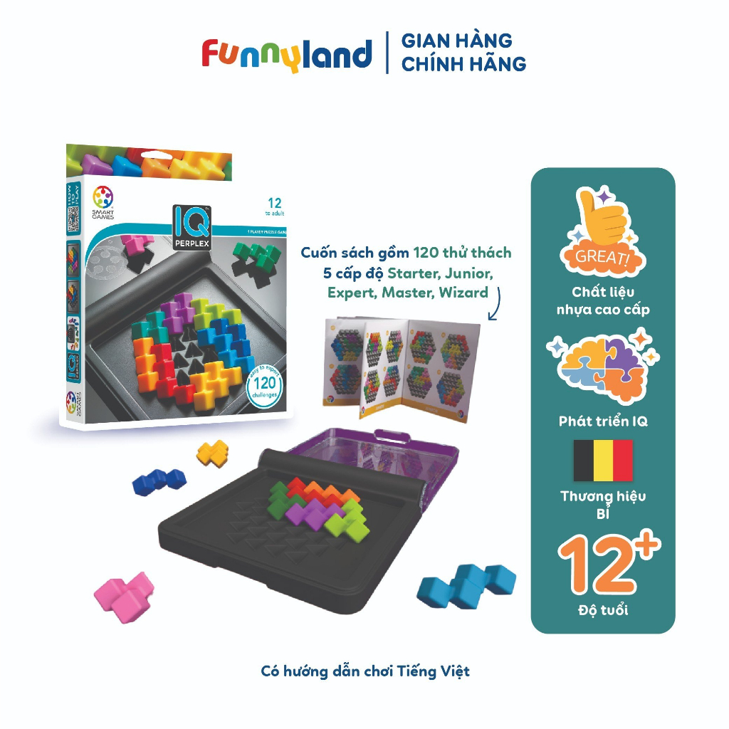 Đồ chơi thông minh Smartgames Thử Thách IQ Perplex