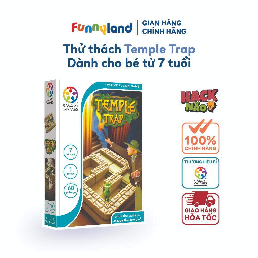 Đồ chơi thông minh Smartgames Thử Thách Temple Trap