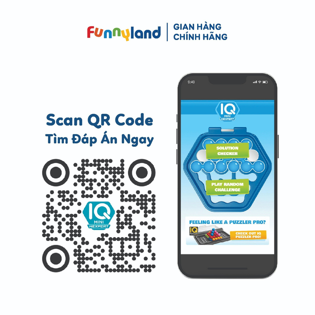 Đồ chơi thông minh Smartgames Thử Thách IQ Hexpert