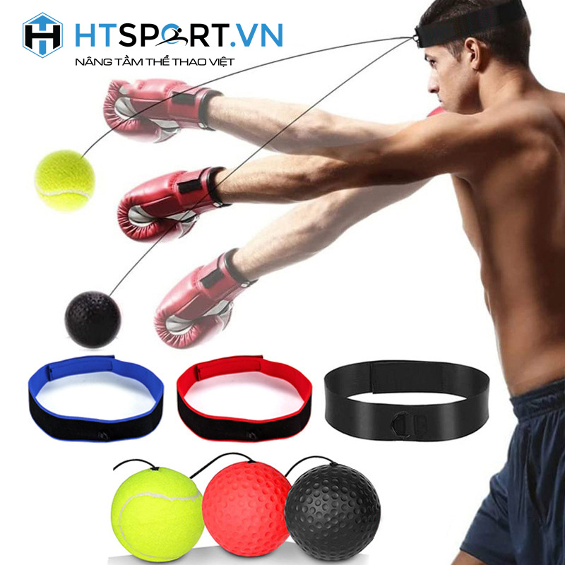 Bóng Tập Phản Xạ, Bóng Luyện Tập Phản Xạ Boxing Chuyên Nghiệp Có Dây Đeo Đầu Tiện Dụng