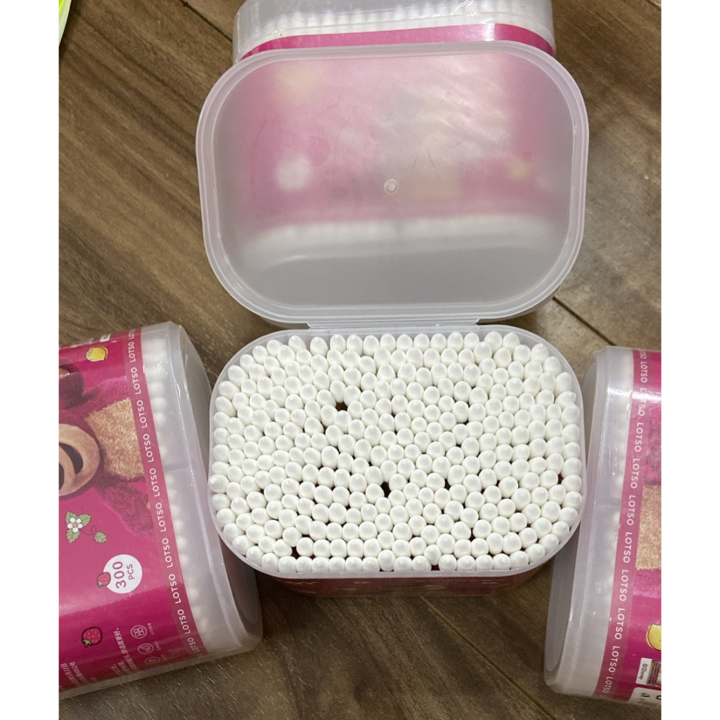 Hộp tăm bông 300 Cái 26,9k/1 Hộp - gd52