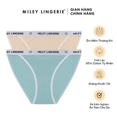 Set 2 Quần Lót Modal Phối Ren Sporty Sexy Miley Lingerie FCL1200_FCL0700