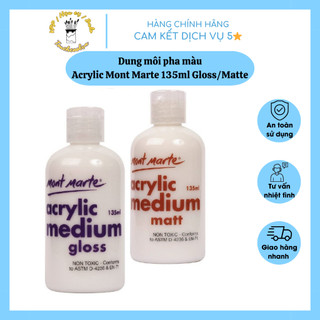 Dung môi pha màu phủ bóng acrylic dạng gel, lỏng cao cấp Mont Marte Touchcoolvn - A40