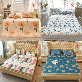 Chiếu Điều Hòa Tencel Latex Cao Su Non Ánh Sao (Tặng Thêm Vỏ Gối) Dùng Mùa Hè Mát Lưng 1m6x2m/1m8x2m