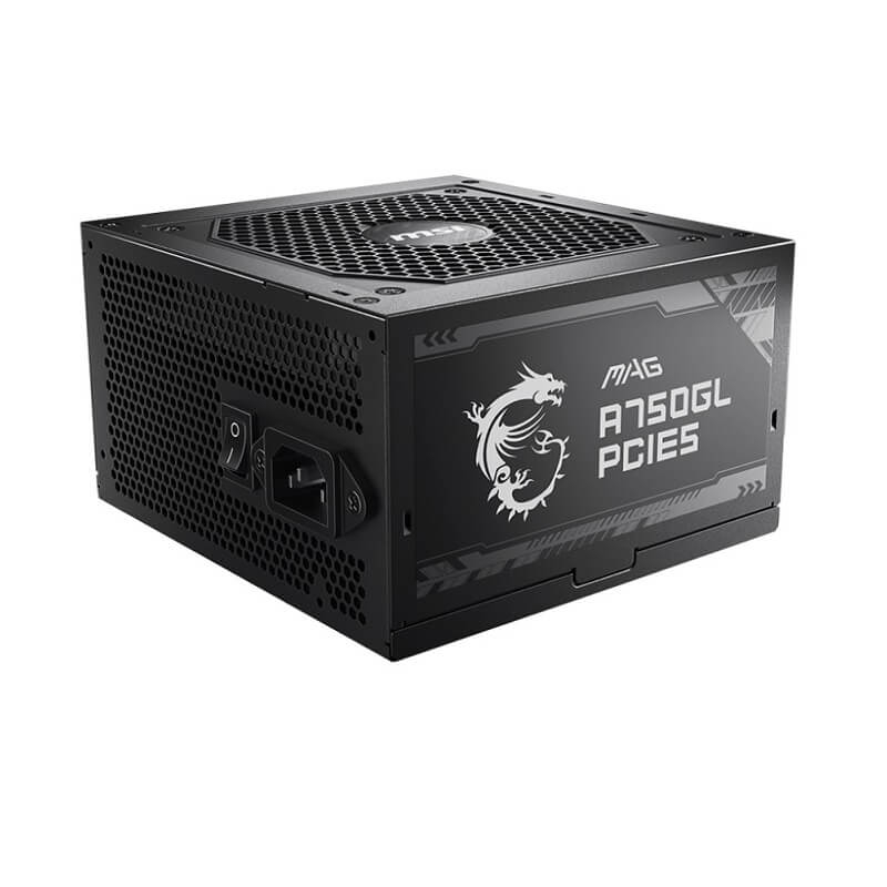 Nguồn Máy Tính MSI MAG A750GL  / A850GL | 750W/850W | PCIE 5.0 | 80 Plus Gold | Full Modular - Hàng Chính Hãng