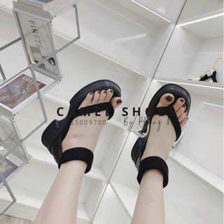 #hot ~ giày sandal chiến binh quai da xỏ ngón hậu dây kéo tiện lợi mẫu thời trang