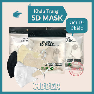 Khẩu trang 5d mask 1 gói 10 chiếc)