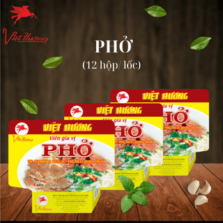 [12 hộp] Gia vị cô đặc Phở Bò VIỆT HƯƠNG (900g)