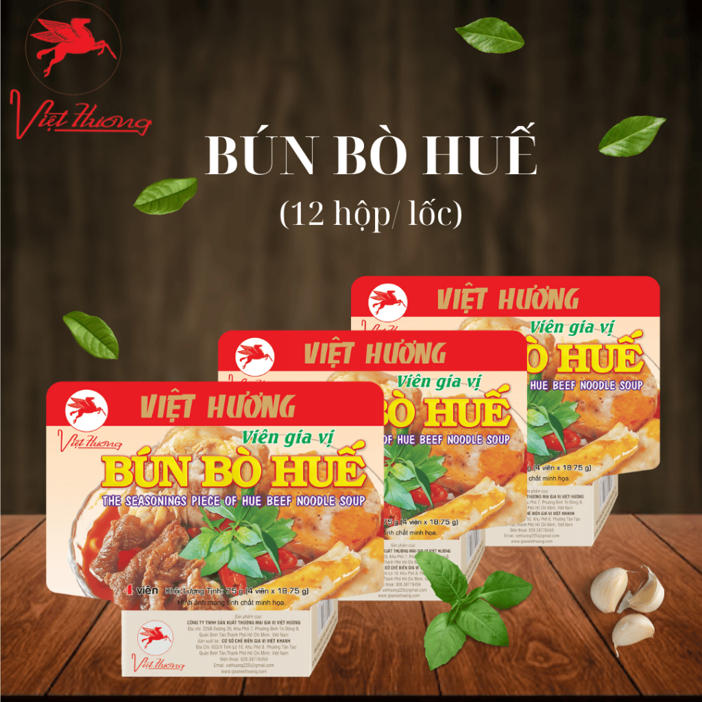 Gia vị cô đặc Bún Bò Huế VIỆT HƯƠNG (900g)
