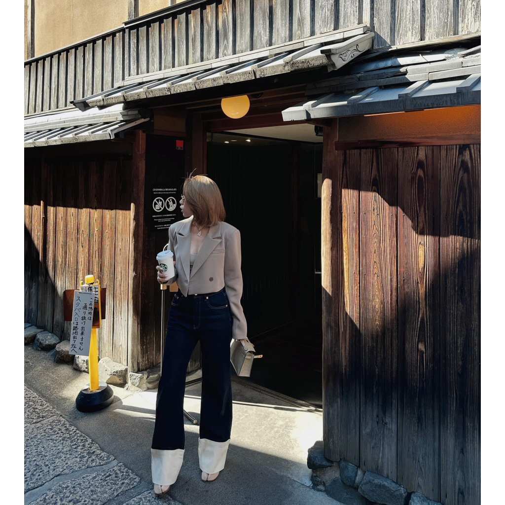 Quần jeans lật lai BASIC BAS JEANS