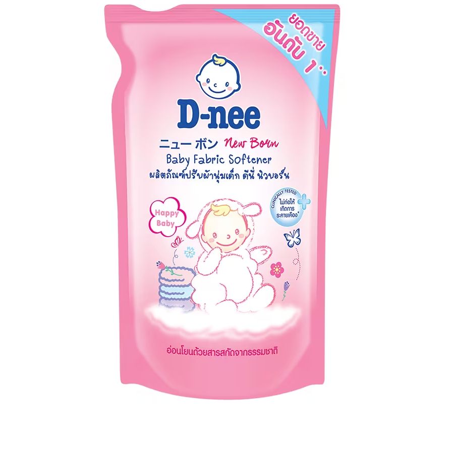 Nước xả vải Dnee Thái Lan Túi 550ml, nước xả làm mềm vải nhiều mùi hương cho bé