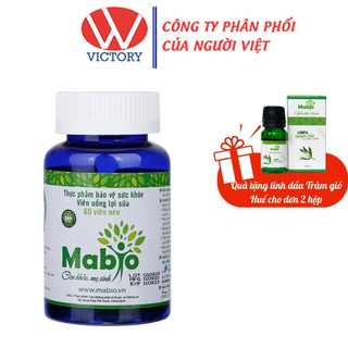 Mabio Viên uống lợi sữa - Tăng số lượng, chất lượng sữa mẹ, phục hồi sức khỏe sau sinh - 60 Viên - VIC Pharmacy