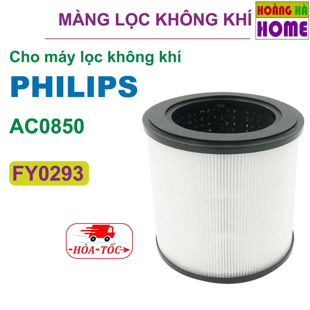 Màng lọc không khí philips AC0850, Lõi lọc không khí philips FY0293, Bộ lọc thay thế philips AC0819 AC0820 AC0830.