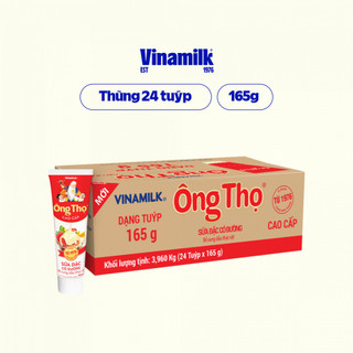 Thùng 24 tuýp sữa đặc có đường ông thọ đỏ 165g