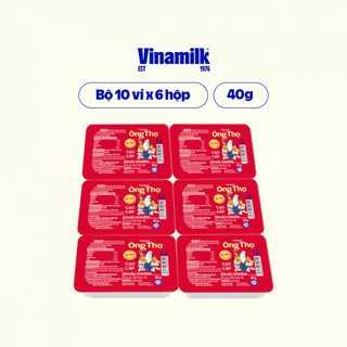 Bộ 10 Vỉ Sữa đặc có đường Ông Thọ đỏ Vinamilk 6 Hộp x 40g