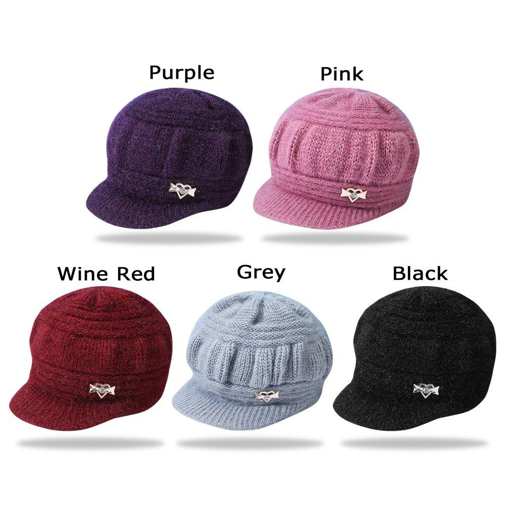 Td55 Mũ Beanie Dệt Kim Màu Trơn Dễ Thương 5 Màu Lựa Chọn Cho Nam Và Nữ