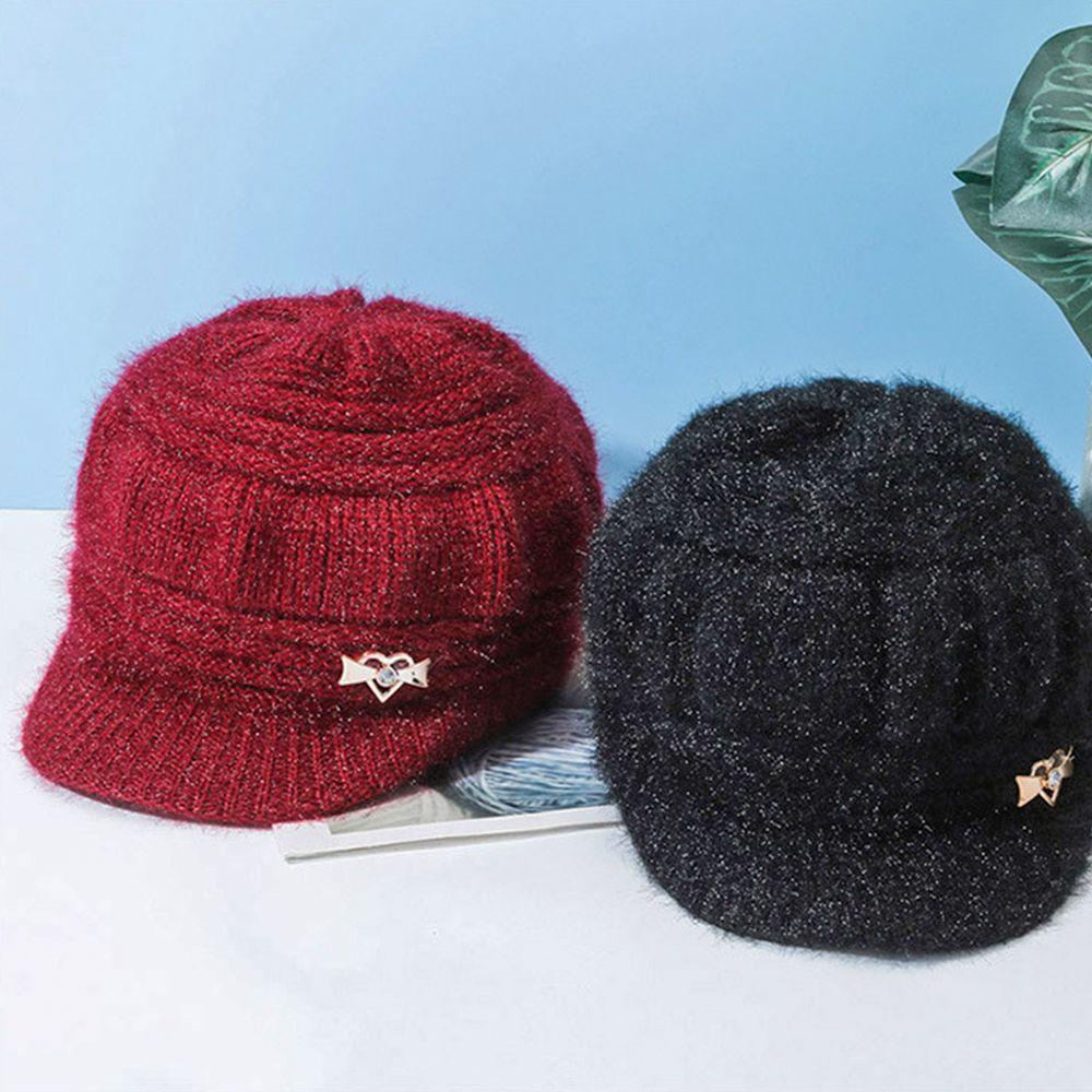 Td55 Mũ Beanie Dệt Kim Màu Trơn Dễ Thương 5 Màu Lựa Chọn Cho Nam Và Nữ