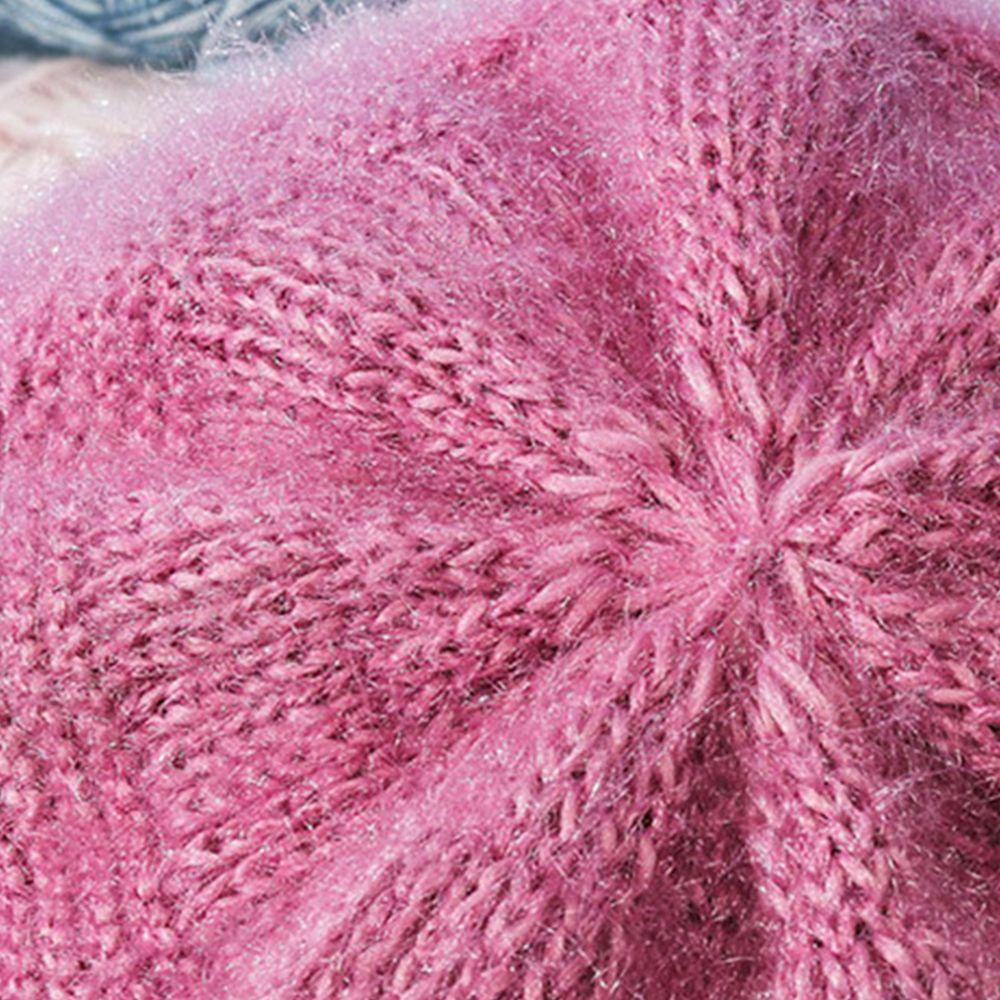 Td55 Mũ Beanie Dệt Kim Màu Trơn Dễ Thương 5 Màu Lựa Chọn Cho Nam Và Nữ