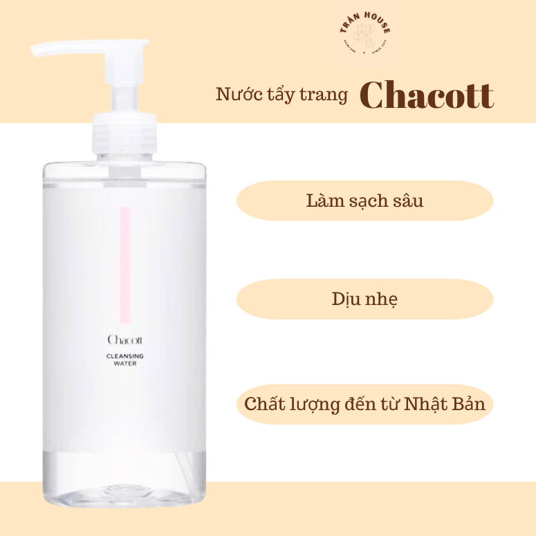 Nước tẩy trang Chacott for Professionals Cleansing Water 500ml