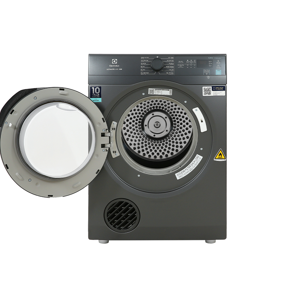 ☑️  Máy sấy thông hơi Electrolux 8.5 kg EDV854N3SB - Hàng Chính Hãng