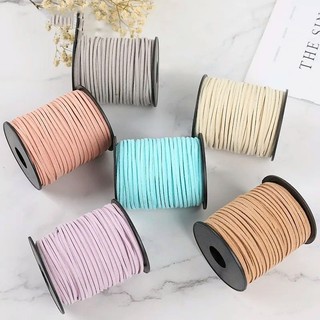Dây da lộn 2 mặt trang trí nón, cột hoa