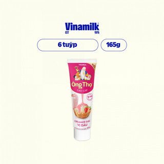 6 Tuýp Sữa Đặc Có Đường Ông Thọ vị dâu - Tuýp 165g