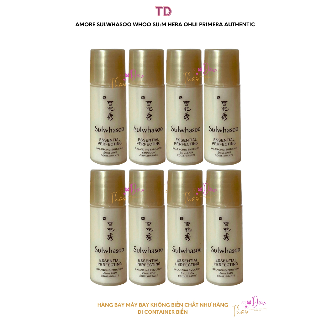 Sữa Dưỡng Sulwhasoo cơ bản Sulwhasoo Essential Emulsion Perfecting 5ml cho da nhạy cảm dưỡng lão cấp ẩm khóa ẩm