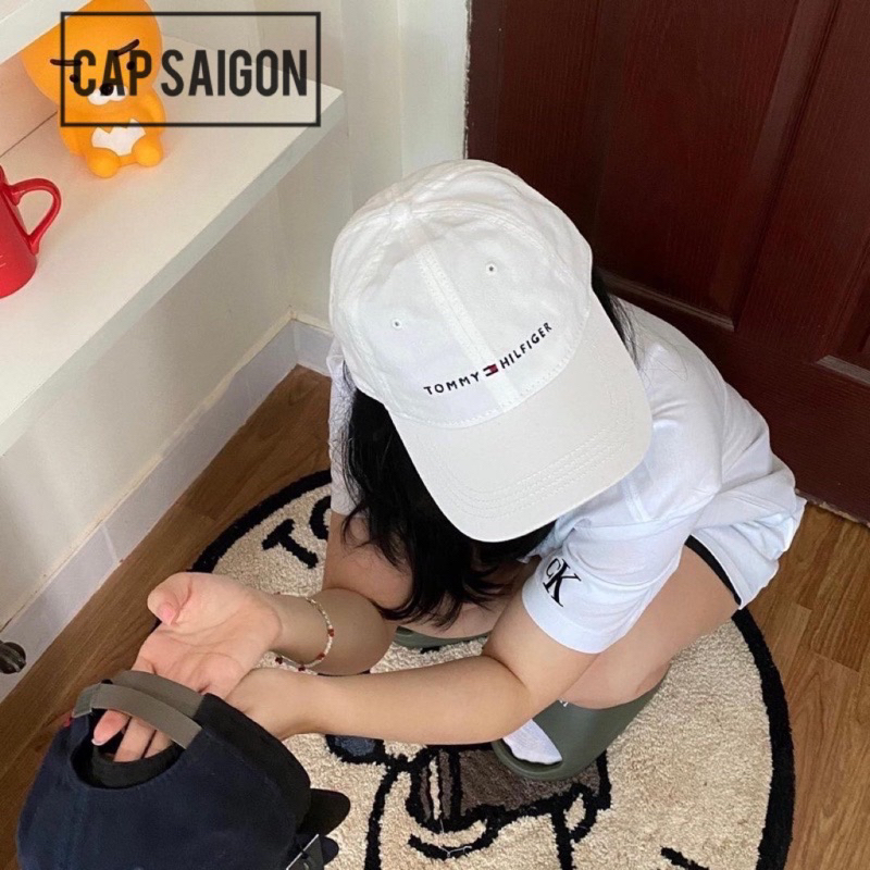 Mũ lưỡi trai CAPSAIGON thêu hãng chất kaki phom mềm unisex nam nữ xịn