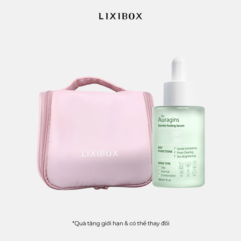 Combo Giỏ Lixibox Organizer & Tinh Chất The Auragins 8% B5