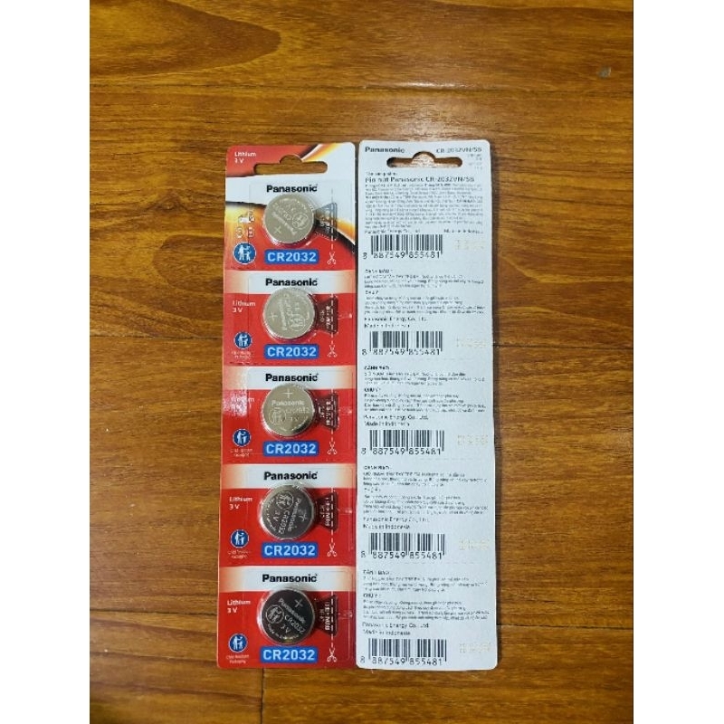 1 viên Pin remote khóa ô tô CR2032 Panasonic - sản phẩm chính hãng, mới nhất