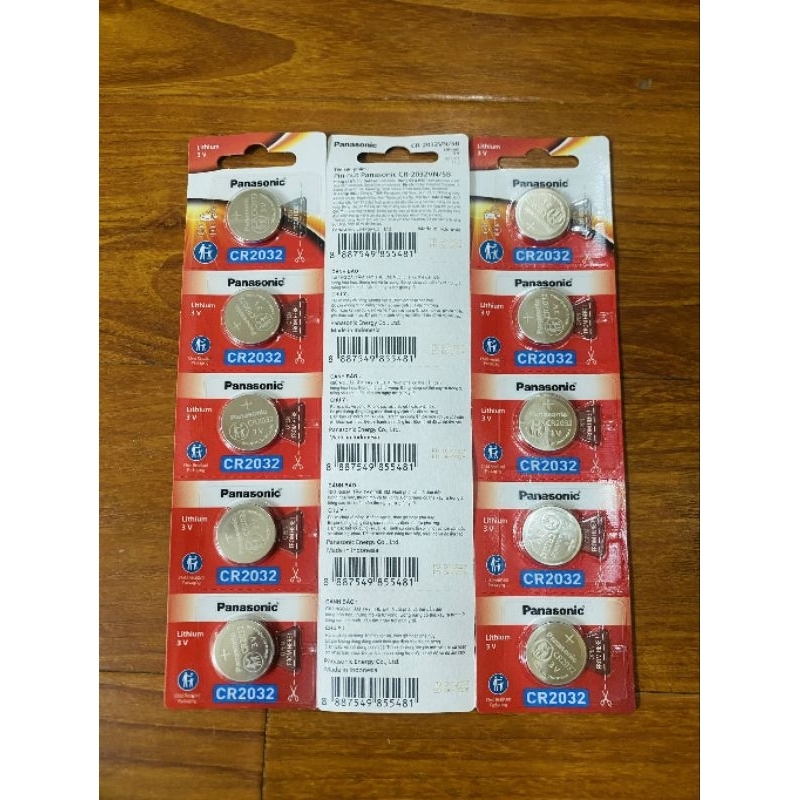 1 viên Pin remote khóa ô tô CR2032 Panasonic - sản phẩm chính hãng, mới nhất