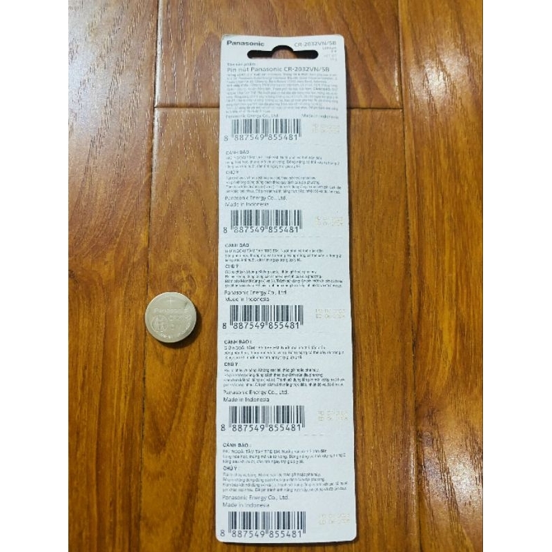1 viên Pin remote khóa ô tô CR2032 Panasonic - sản phẩm chính hãng, mới nhất