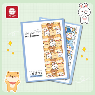  HẢI TIẾN Vở kẻ ngang Funny  80,120,200 trang  - 70g m2  Giao mẫu ngẫu nhiên  