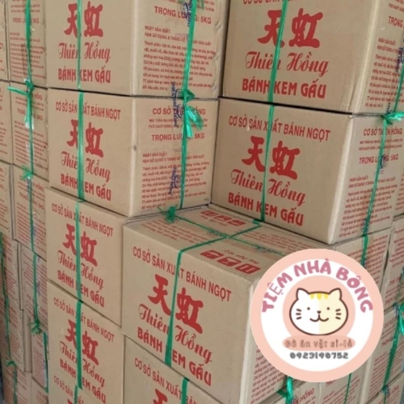 Bánh gấu nhân kem sữa Thiên Hồng