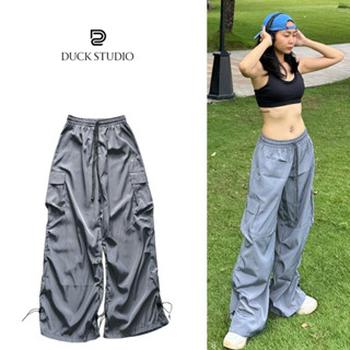 QUẦN DÙ TÚI HỘP LOGO THÊU NAM NỮ