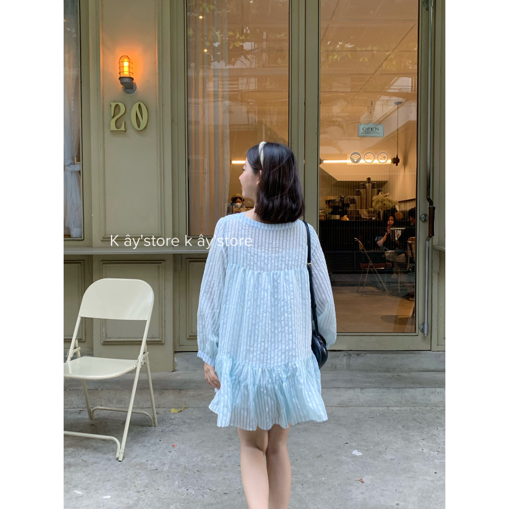 Đầm Ngắn Dáng Babydoll  Thiết Kế Trẻ Trung Nữ Tính