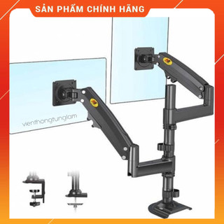 Giá Treo Hai Màn Hình NB H180 17 - 30  ich  - Tay Treo Màn Hình Kép Xếp Màn Trên Dưới