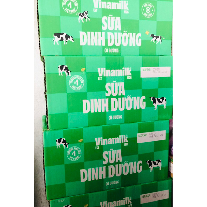 10 bịch sữa tươi Vinamilk có đường, không đường 220ml