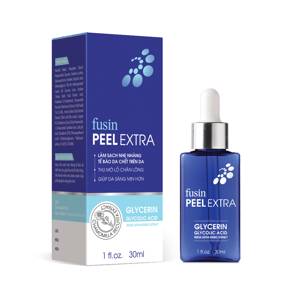 Serum Làm Mờ Thâm Và Sáng Da FUSIN PEEL EXTRA Lọ 30ml giúp cho làn da mềm mịn, căng bóng