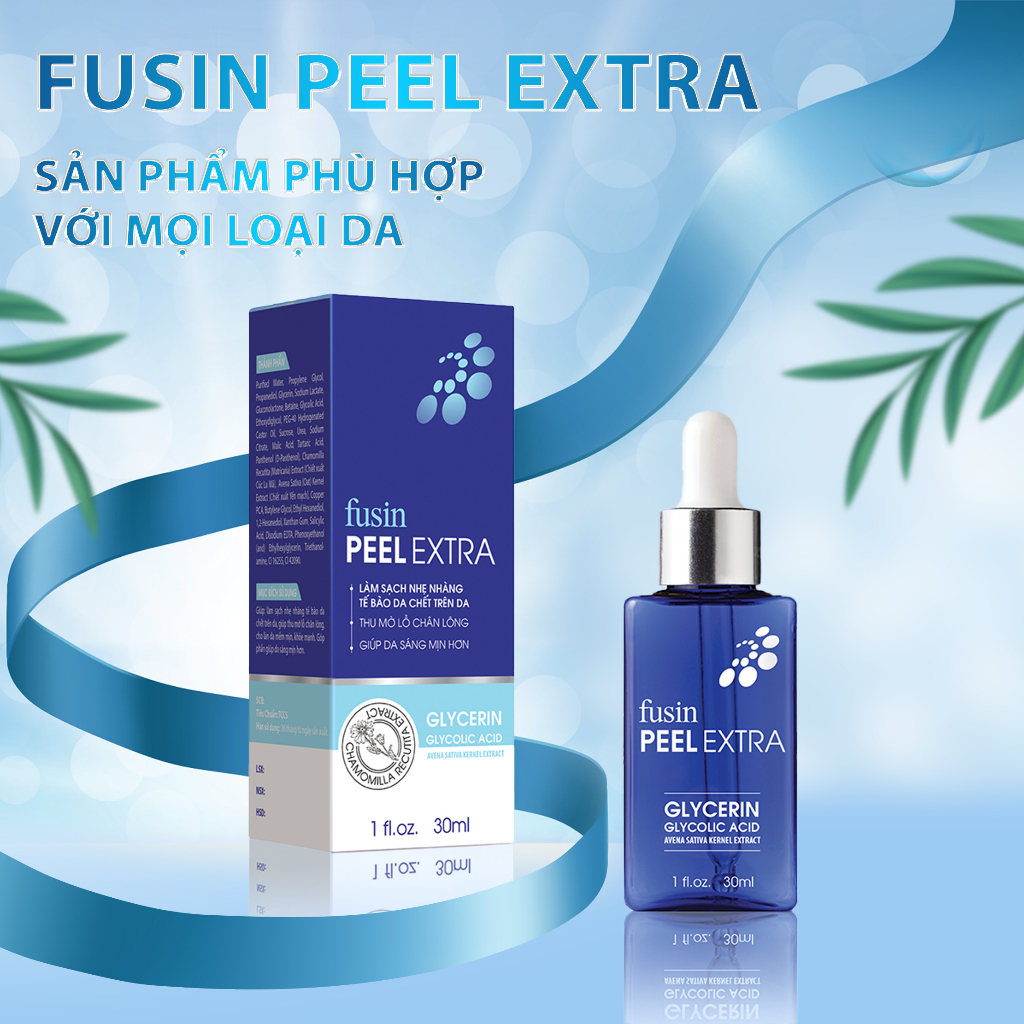 Serum Làm Mờ Thâm Và Sáng Da FUSIN PEEL EXTRA Lọ 30ml giúp cho làn da mềm mịn, căng bóng