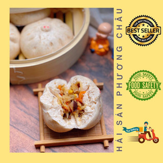 Bánh bao nguyên cám chay nấm thơm ngon healthy set 4 cái