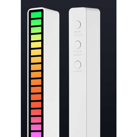 Thanh đèn led RGB nháy theo nhạc 16 TRIỆU MÀU điều khiển bằng cảm biến âm thanh siêu nhạy đèn trang trí PC, decor phòng