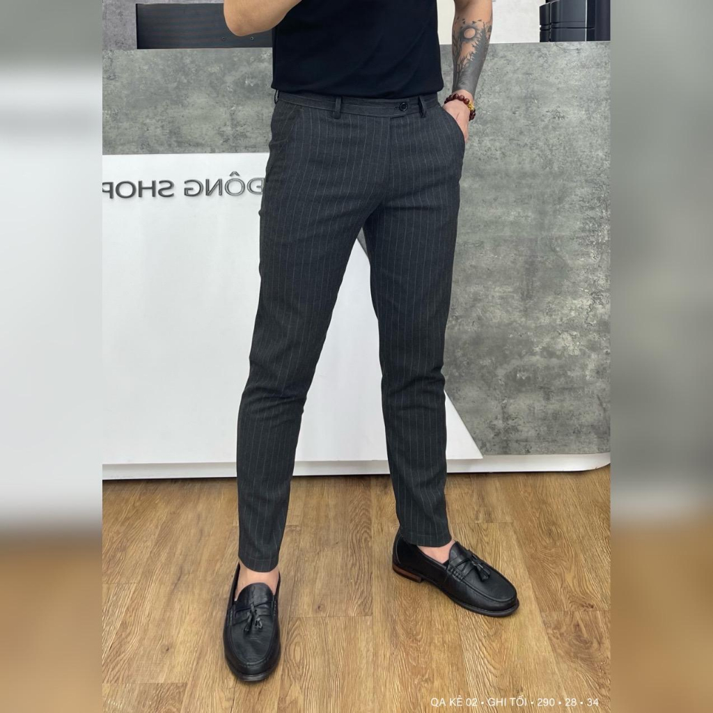 Quần Âu Kẻ Nam Cao Cấp 02