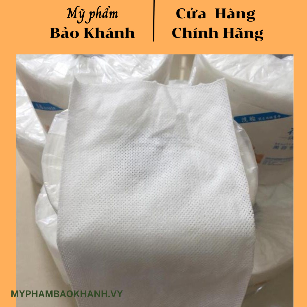 Giấy Cuộn, Khăn Cuộn Rửa Mặt Cotton Tiệt Trùng Loại To 220-230G Chuyên Dùng Spa, TMV