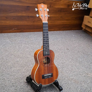 Đàn Ukulele Soprano Chard U-21A, Mặt Đàn Gỗ Gụ