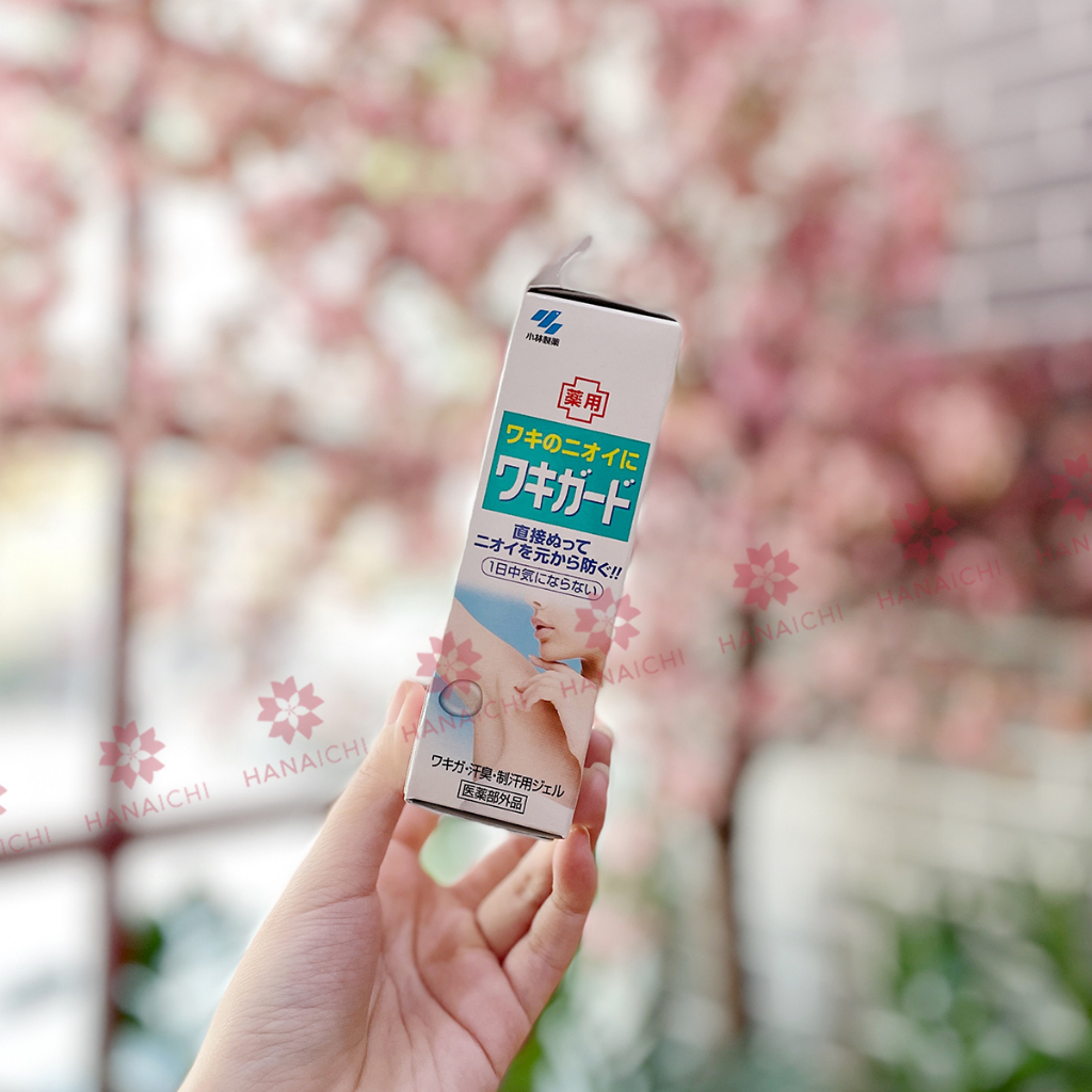 Lăn gel khử mùi hôi nách Kobayashi Wakigard 50gr - Nội địa Nhật