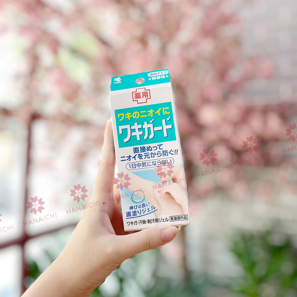 Lăn gel khử mùi hôi nách Kobayashi Wakigard 50gr - Nội địa Nhật