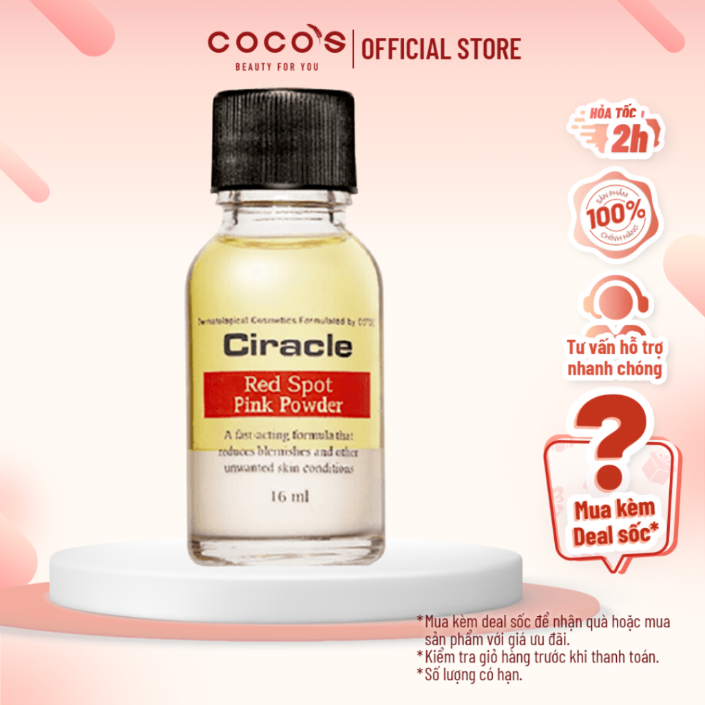 Dung Dịch Chấm Mụn Ciracle Red Spot Pink Powder 16ml