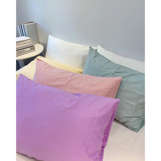 Vỏ gối trơn nhiều màu vải 100% cotton