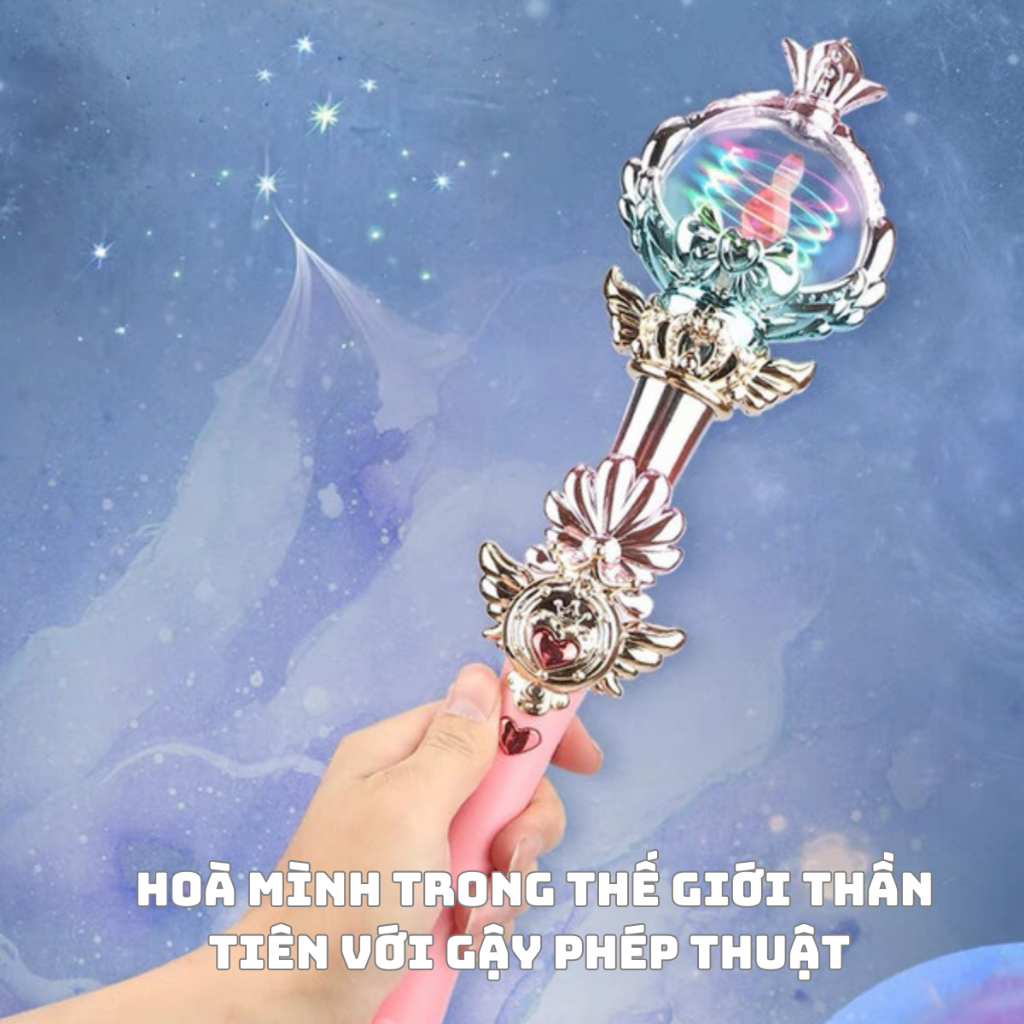 Quyền Trượng Công Chúa- ĐỒ CHƠI HOT CHO BÉ GÁI TRUNG THU 2023